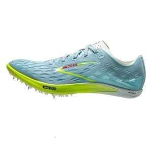 Brooks ELMN8 7 Unisex Running Shoes Blue Glow/Nightlife/Red (100043 1D 467)